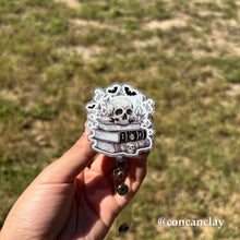 Load image into Gallery viewer, Spooky Books - Interchangeable Badge Topper