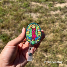 Load image into Gallery viewer, Lady Guadalupe - Interchangeable Badge Topper