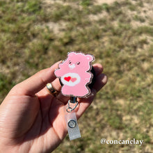 Load image into Gallery viewer, Heart Bear - Interchangeable Badge Topper