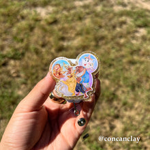 Load image into Gallery viewer, Princess and Beast - Interchangeable Badge Topper