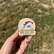 Load image into Gallery viewer, Howdy Shark - Interchangeable Badge Topper