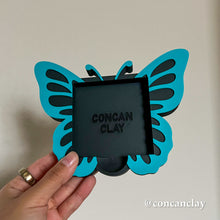 Load image into Gallery viewer, Blue Butterfly Sticky Note Holder
