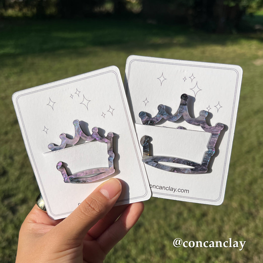 Crown - Acrylic Book Clip