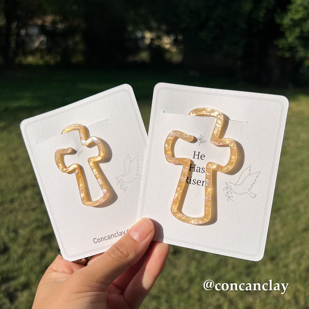 Cross - Acrylic Book Clip