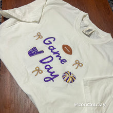 Load image into Gallery viewer, Purple and Gold Game Day Shirt
