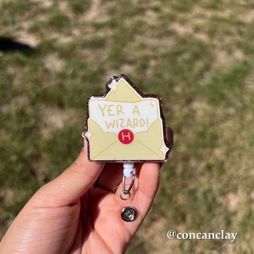 Yer A Wizard - Interchangeable Badge Topper