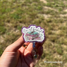 Load image into Gallery viewer, I&#39;m All Booked - Interchangeable Badge Topper
