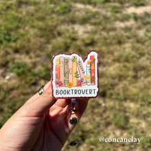 Load image into Gallery viewer, Booktrovert - Interchangeable Badge Topper
