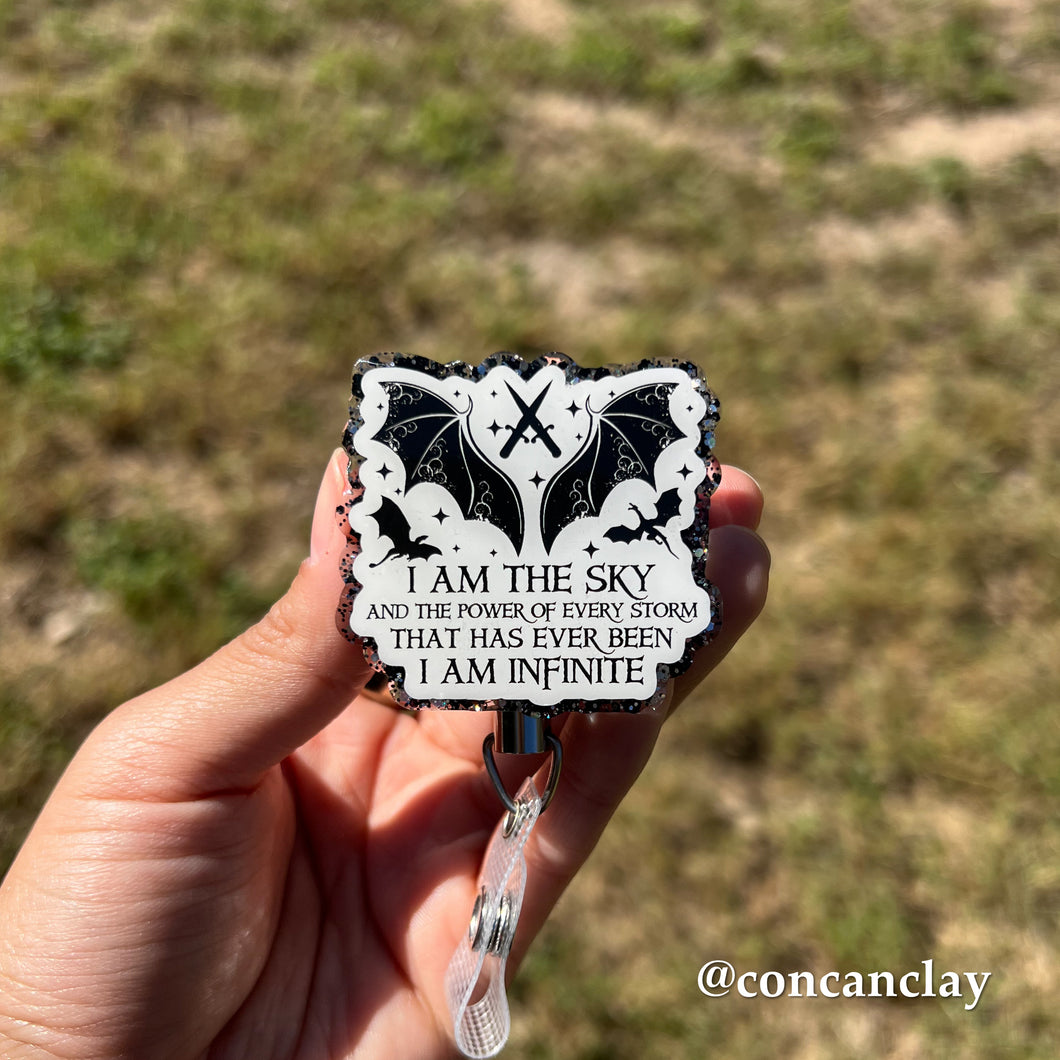 I am Infinite - Interchangeable Badge Topper