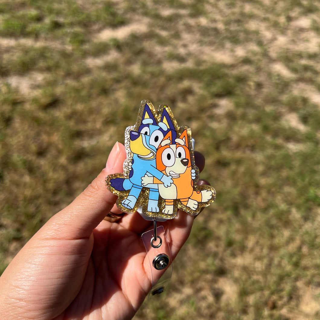 Dog Siblings - Interchangeable Badge Topper