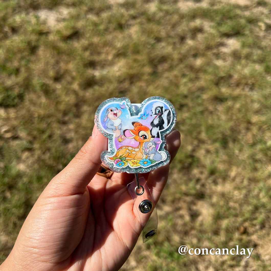 Deer and Friends - Interchangeable Badge Topper