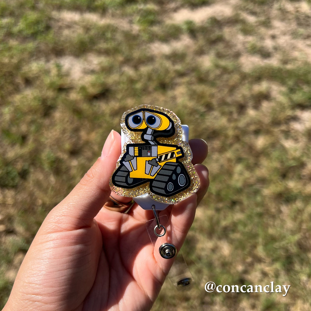 Yellow Robot - Interchangeable Badge Topper