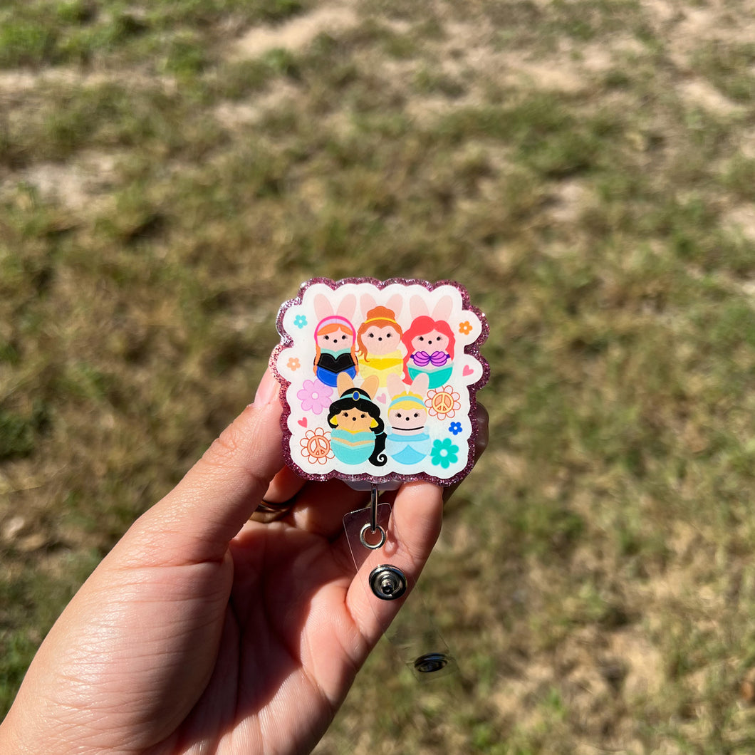 Princess Bunny - Interchangeable Badge Topper