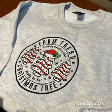 Load image into Gallery viewer, Christmas Tree Cakes Embroidered Sweatshirt
