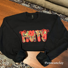 Load image into Gallery viewer, Merry Christmas Embroidered Sweatshirt

