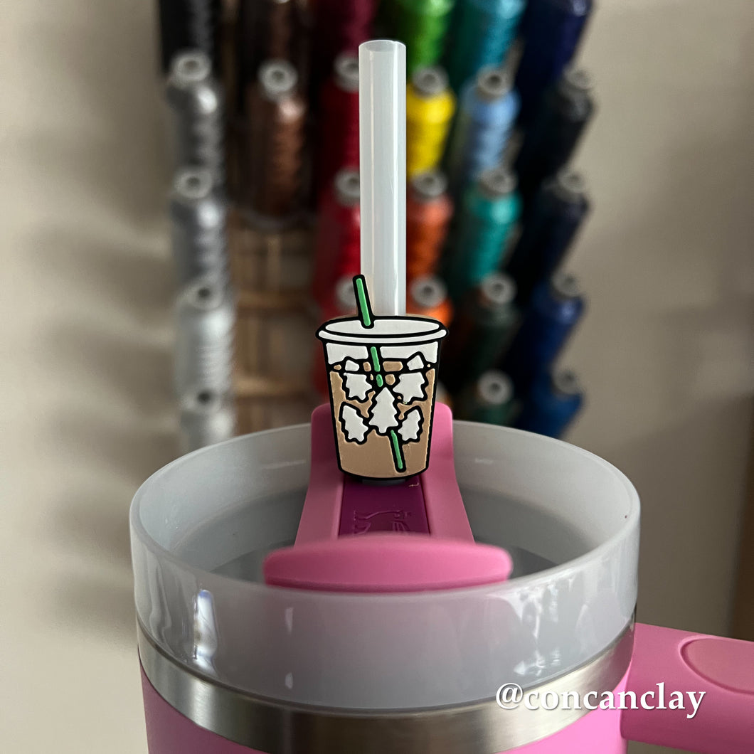 Christmas Coffee Tree Straw Huggie