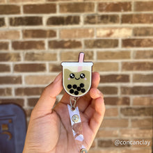 Load image into Gallery viewer, Interchangeable Badge Reel - Coffee Boba
