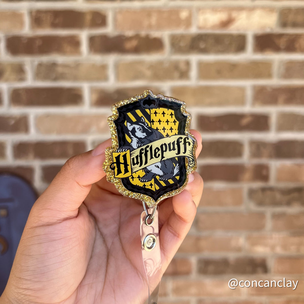 Interchangeable Badge Reel - HP House Crest Huff