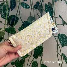 Load image into Gallery viewer, Yellow and Blue Florals - Eyewear Pouch
