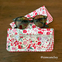 Load image into Gallery viewer, Red Heart Florals - Eyewear Pouch
