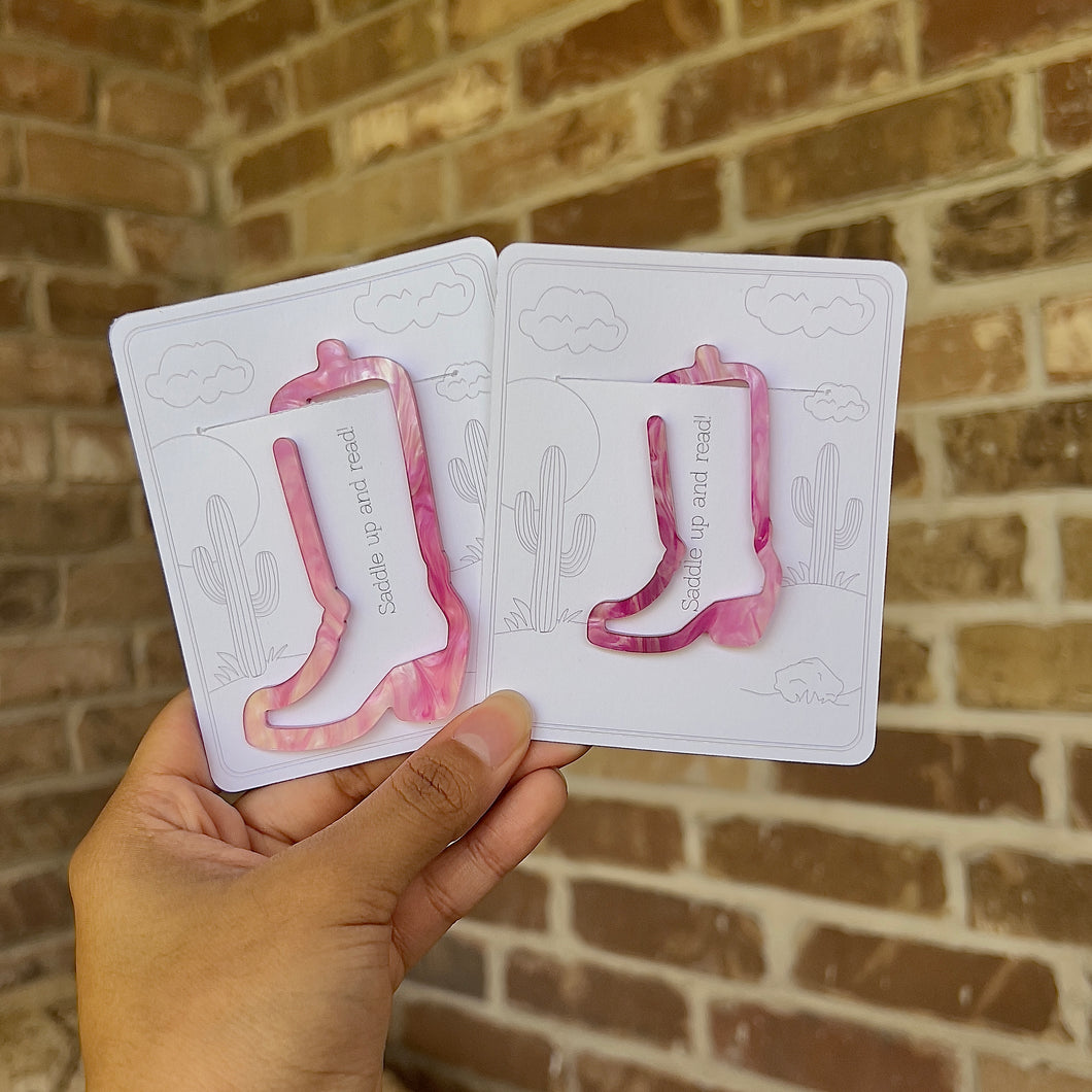 Boots - Acrylic Book Clip