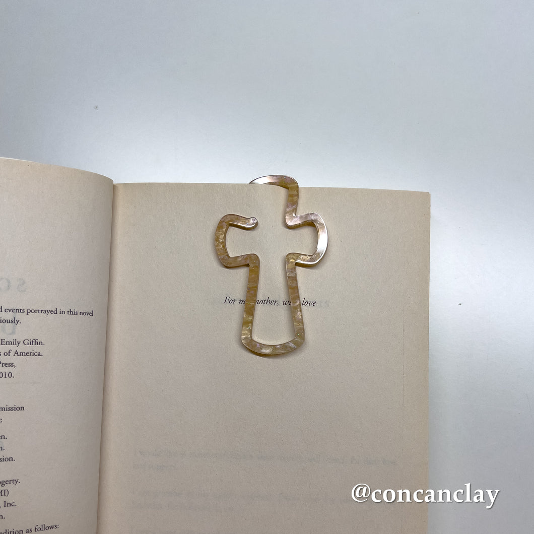 Cross - Acrylic Book Clip