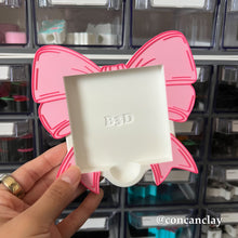 Load image into Gallery viewer, Pink Coquette Bow Sticky Note Holder
