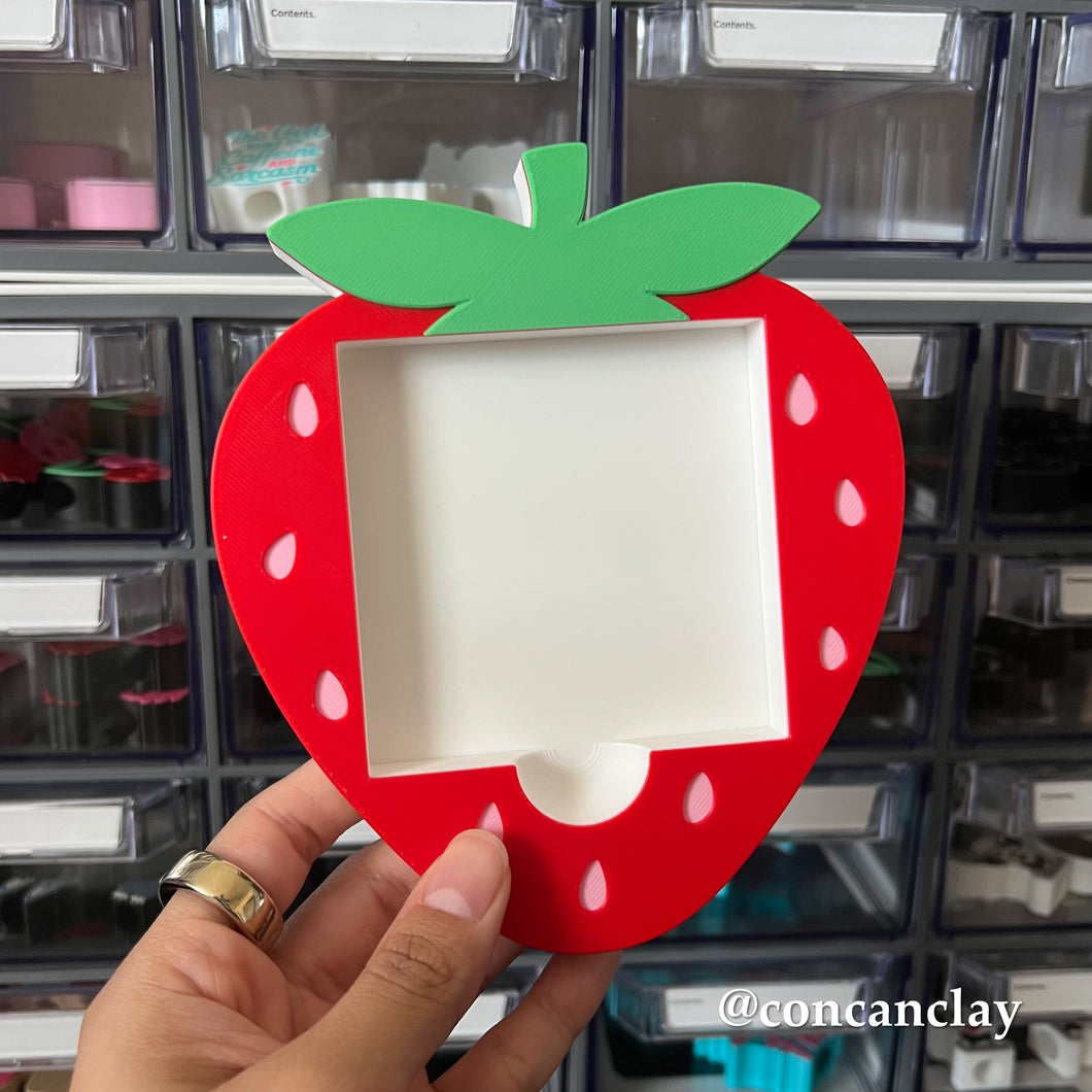 Red Strawberry Sticky Note Holder