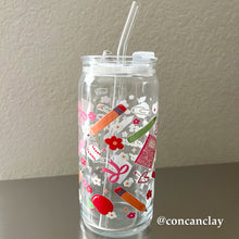 Load image into Gallery viewer, 20 oz Best Teacher Ever Glass Can
