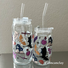 Load image into Gallery viewer, 16 oz Book Dragon Glass Can
