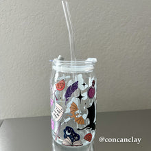 Load image into Gallery viewer, 16 oz Book Dragon Glass Can
